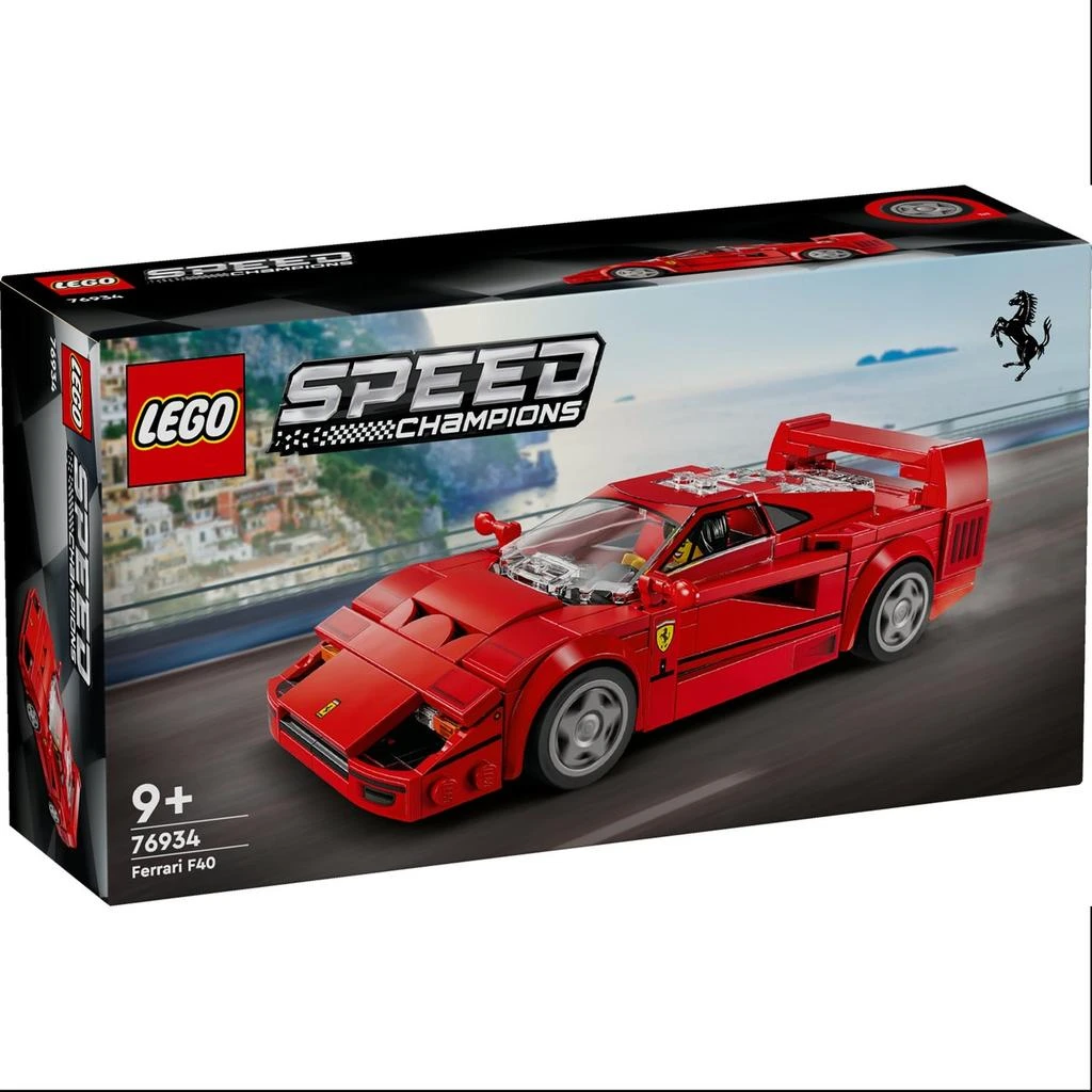 商品LEGO Speed Champions Ferrari F40 Supercar Vehicle Toy 76934,价格¥243,第2张图片详细描述