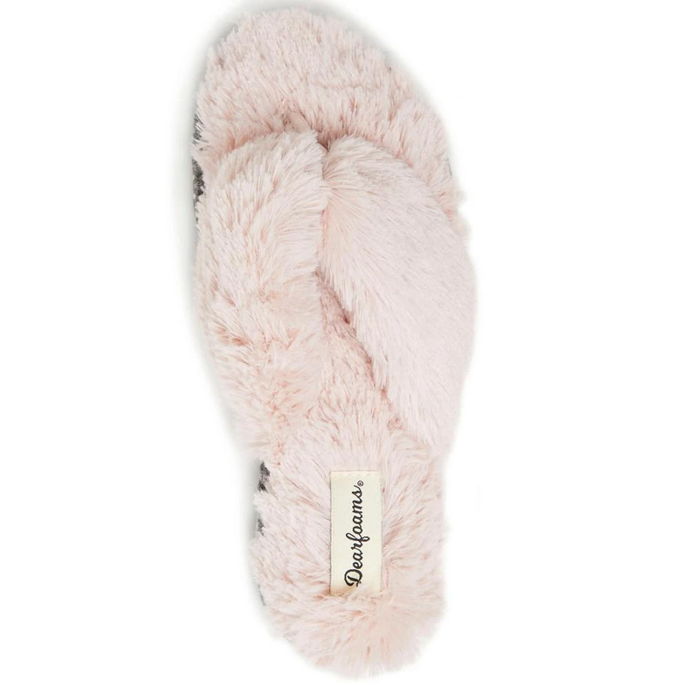 商品Dear Foams|Women's Marie Furry Thong Slippers,价格¥167,第3张图片详细描述