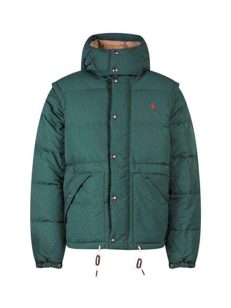 商品Ralph Lauren|Polo Ralph Lauren Drawstring Hooded Padded Jacket,价格¥2630,第1张图片