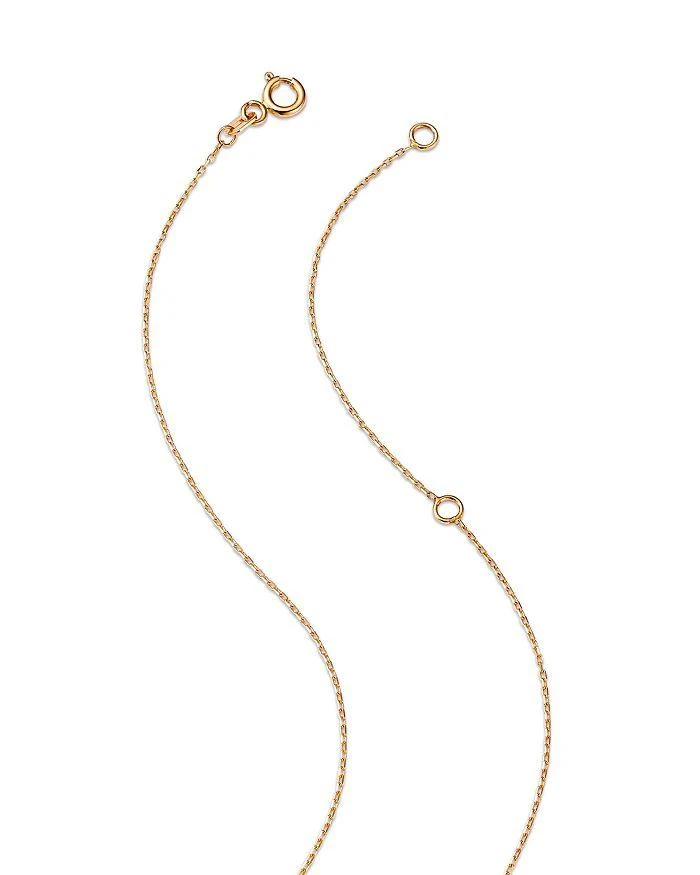 商品Moon & Meadow|14K Yellow Gold Whale Tail Pendant Necklace, 18",价格¥1728,第4张图片详细描述