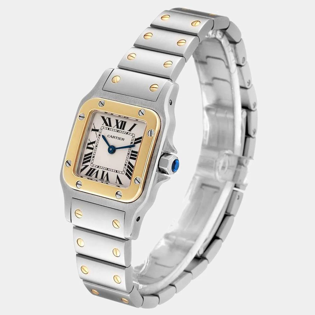 商品[二手商品] Cartier|Cartier Santos Galbee Small Steel Yellow Gold Ladies Watch W20012C4 24 x 34.7 mm,价格¥37436,第3张图片详细描述