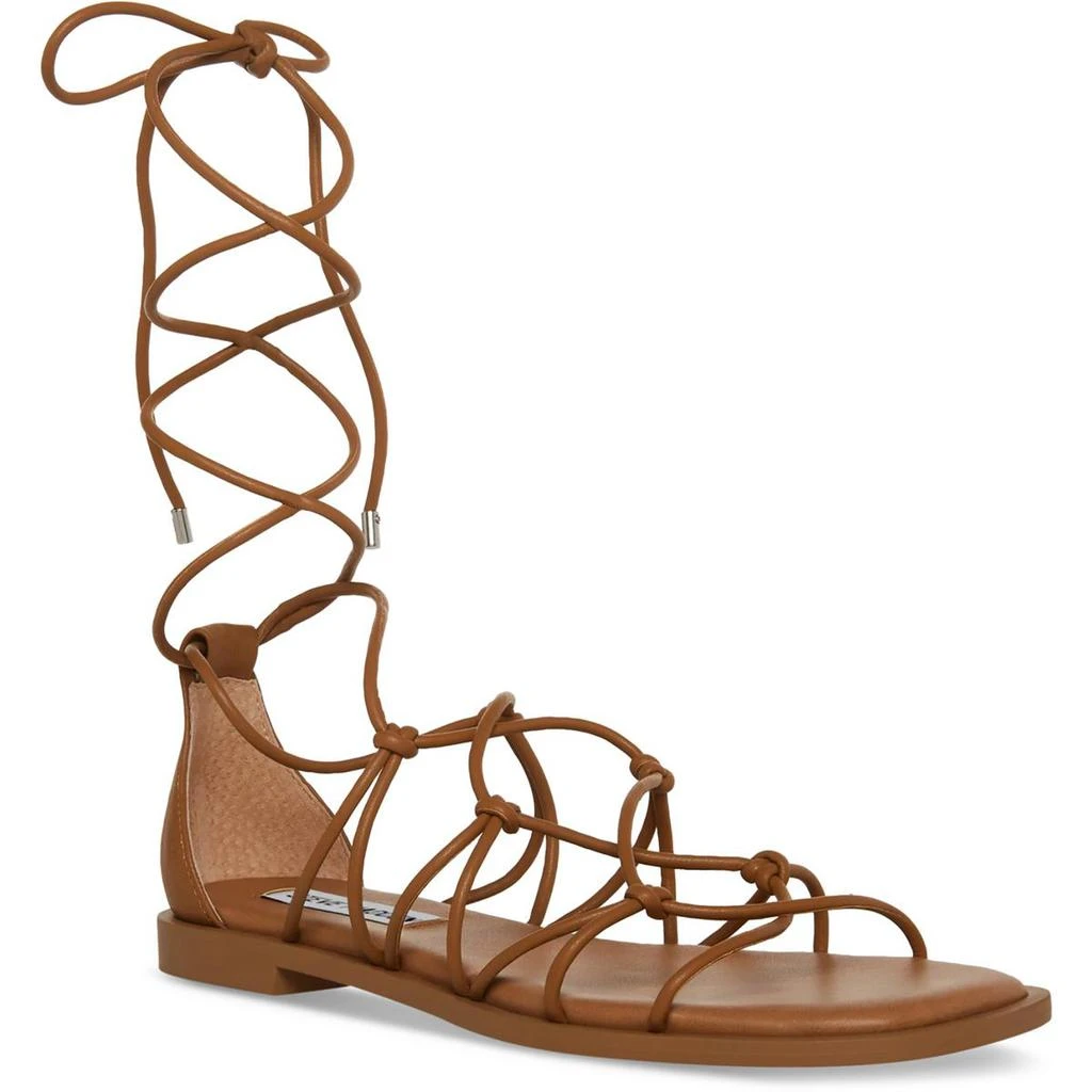 商品Steve Madden|Steve Madden Womens AINSLEY Warm Solid Strappy Sandals,价格¥101,第2张图片详细描述