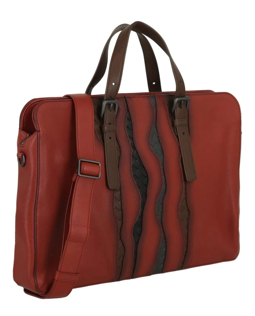 商品Bottega Veneta|Intrecciato Multicolor Leather Briefcase,价格¥6117,第2张图片详细描述