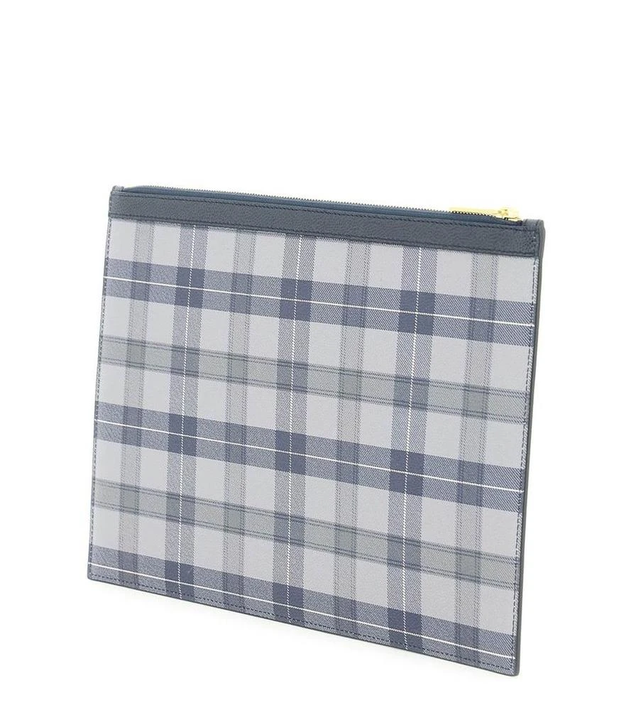 商品Thom Browne|Thom Browne All-Over Tartan Print Medium Clutch Bag,价格¥4099,第2张图片详细描述