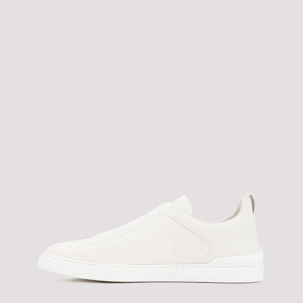 商品Zegna|ERMENEGILDO ZEGNA  TRIPLE STITCH SLIP-ON SNEAKERS SHOES,价格¥4058,第2张图片详细描述