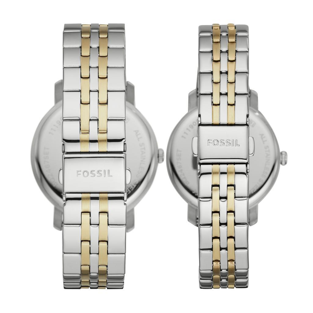 商品Fossil|Fossil Men's Lux Luther Three-Hand, Stainless Steel Watch,价格¥731,第5张图片详细描述