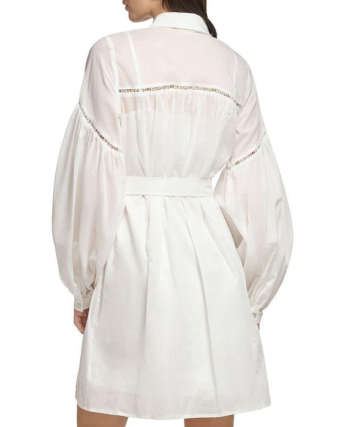 商品Karl Lagerfeld Paris|Cotton Voile Shirt Dress,价格¥377,第3张图片详细描述