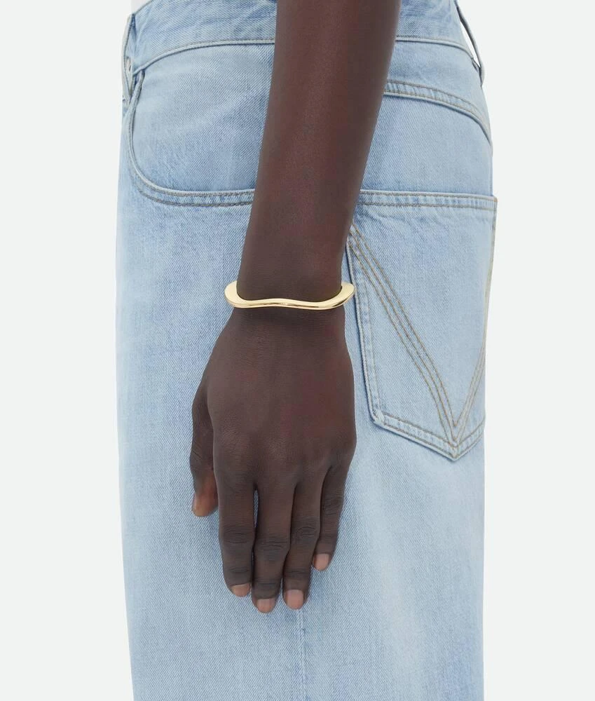包邮包税【预售7天发货】 BV葆蝶家 24春夏 男士 手镯 Bracelet Manchette Curve 741013VAHU43302 商品