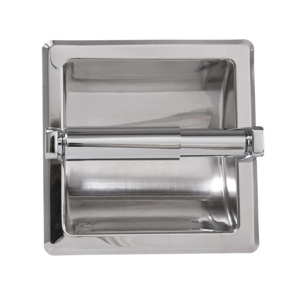 商品Arista Bath Products|Arista Recessed Toilet Paper Holder Chrome Finish,价格¥336,第1张图片