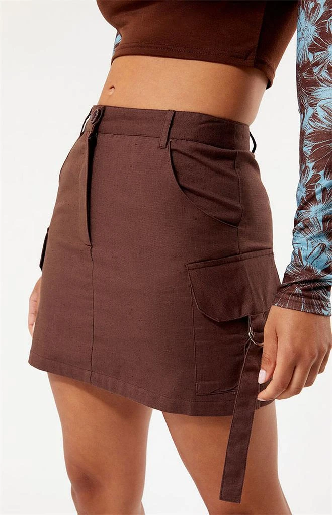 商品Daisy Street|Brown Cargo Mini Skirt,价格¥362,第2张图片详细描述