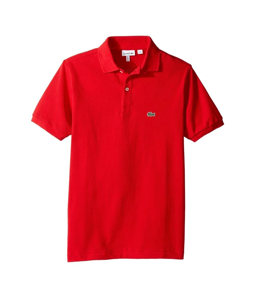 商品Lacoste|L1812 Short Sleeve Classic Pique Polo (Big Kids),价格¥379,第1张图片