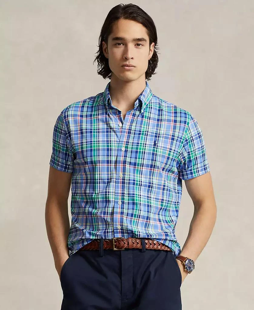 商品Ralph Lauren|Men's Classic-Fit Plaid Performance Shirt,价格¥379,第1张图片