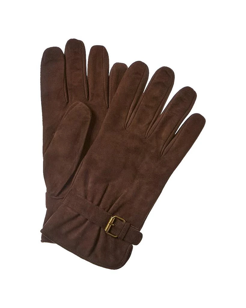 商品Portolano|Belt Buckle Wool-Lined Suede Gloves,价格¥349,第1张图片