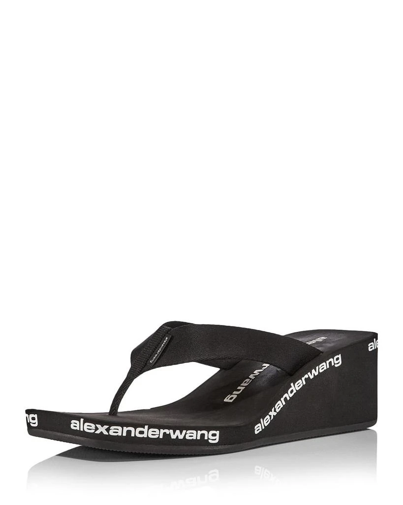 Alexander Wang Women's Wedge Flip Flop Sandals 1