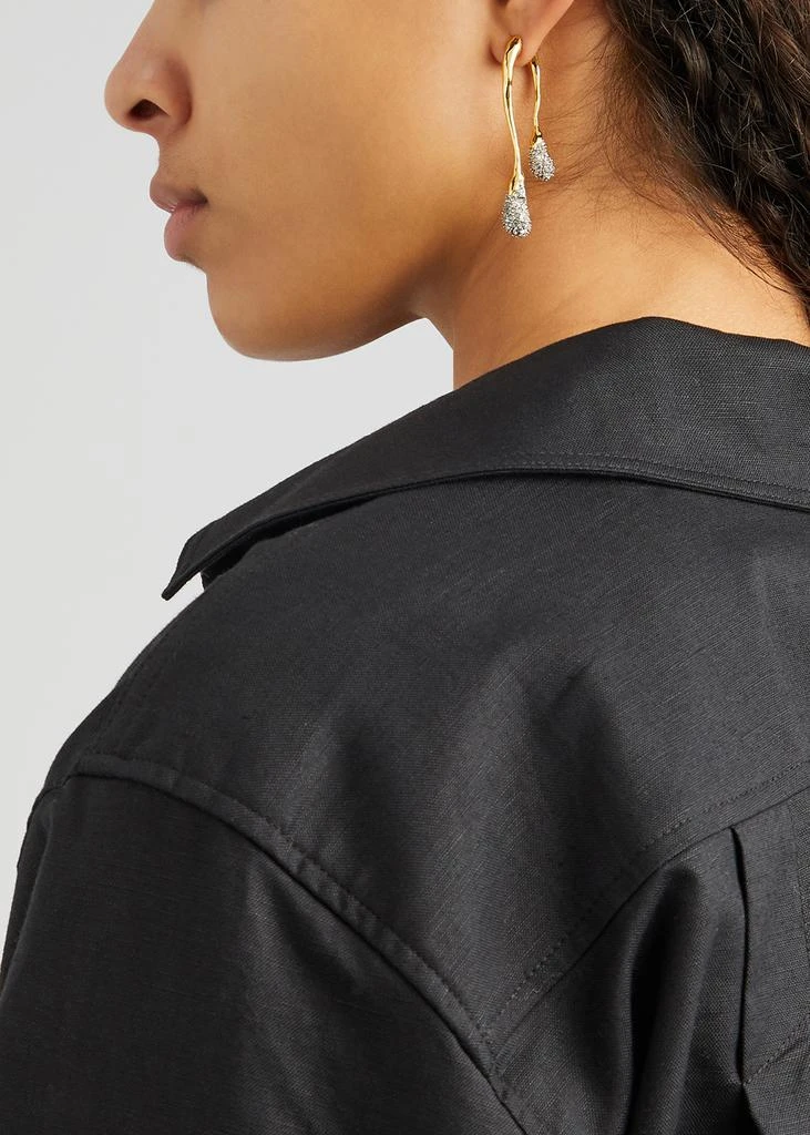 商品Alexis Bittar|Solanales 14kt gold-plated double drop earrings,价格¥2668,第2张图片详细描述