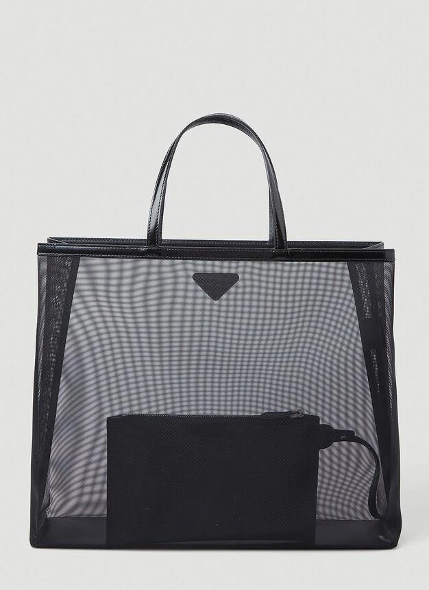 商品Prada|Mesh Tote Bag in Black,价格¥14082,第3张图片详细描述