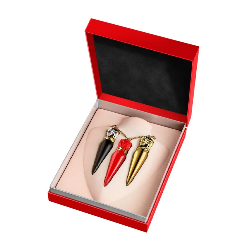 Christian Louboutin路铂廷女王权杖口红套装礼盒3件套 001哑光+缎光+奢润 商品