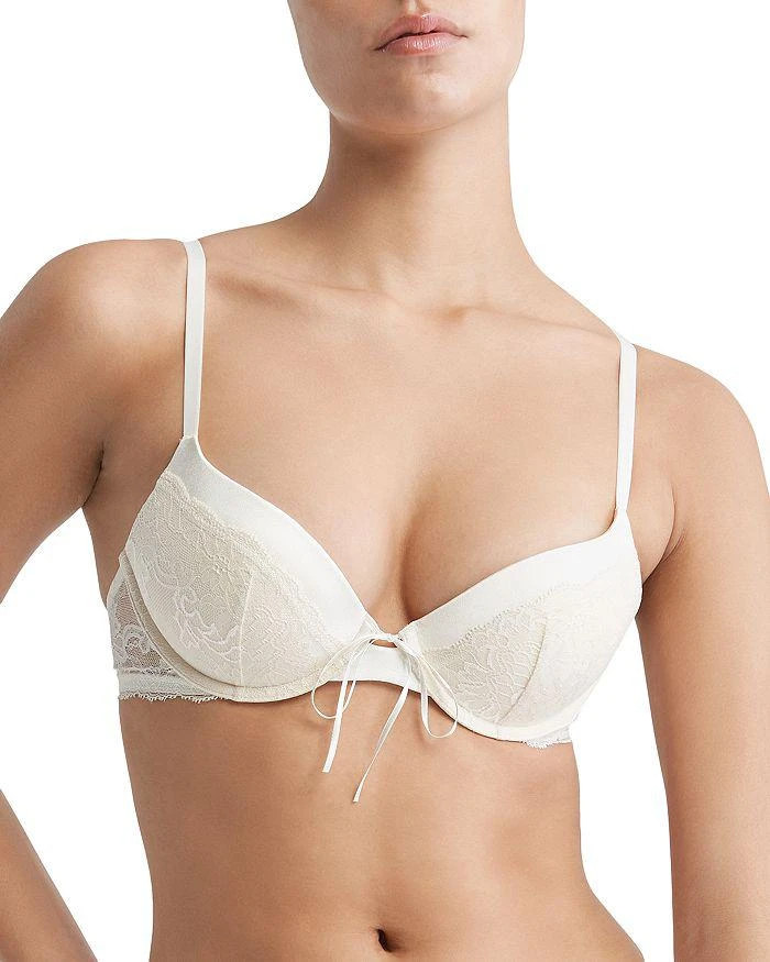 商品Calvin Klein|Bridal Push Up Plunge Bra,价格¥305,第1张图片