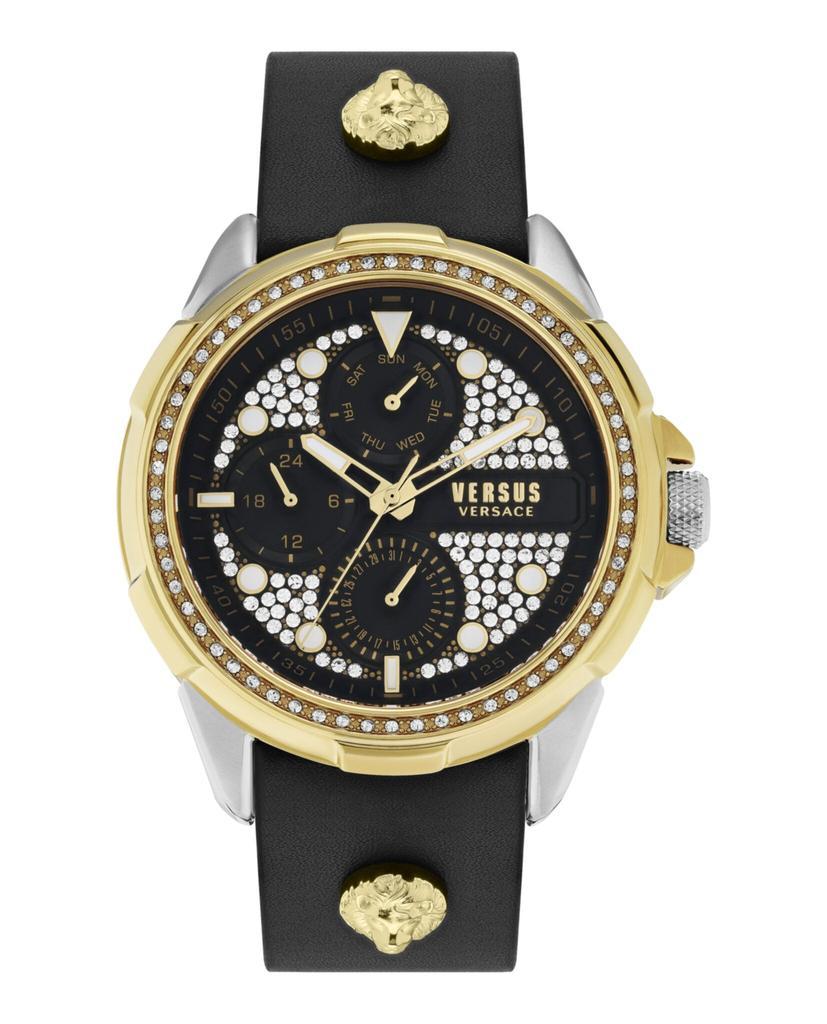 商品Versus Versace|6E Arrondissement Crystal Multifunction Watch,价格¥958,第1张图片