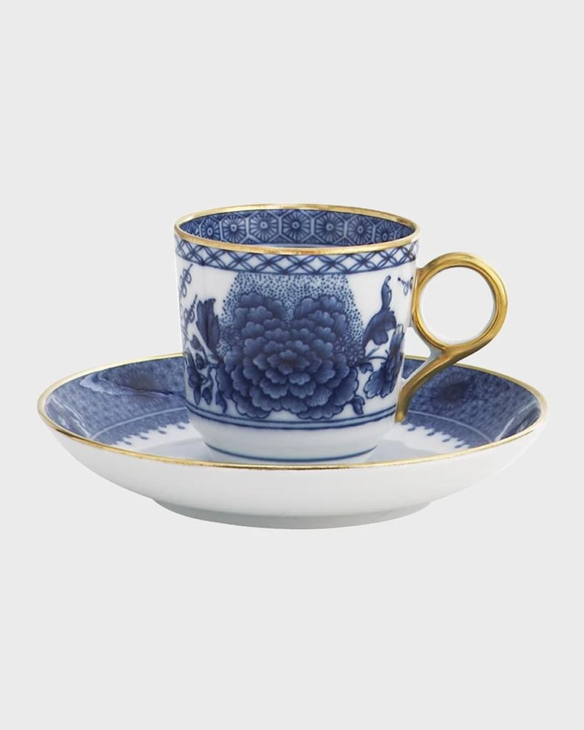 商品Mottahedeh|Imperial Blue Demitasse Cup & Saucer Plate,价格¥746,第1张图片