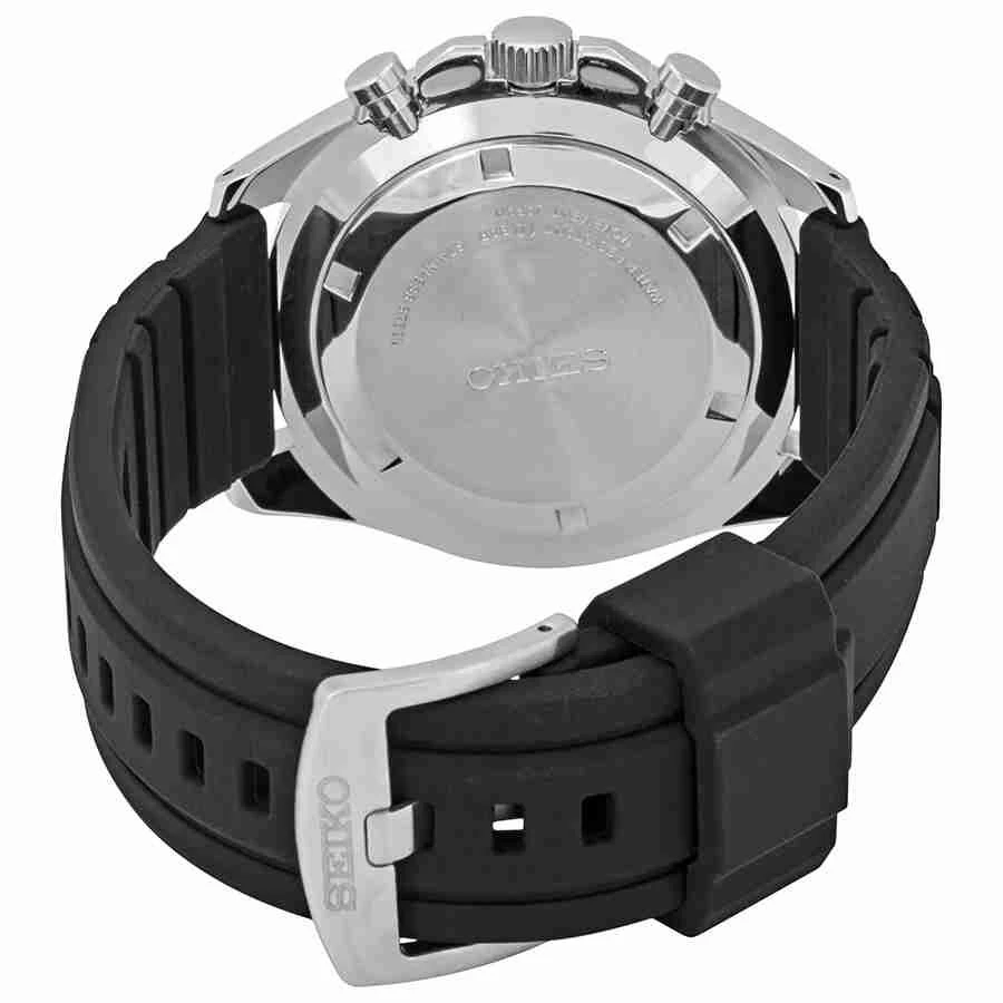 商品Seiko|Chronograph Black Dial Black Rubber Men's Watch SSB325P1,价格¥899,第3张图片详细描述