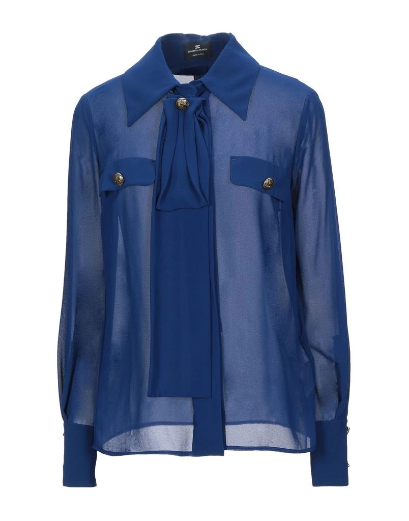 商品ELISABETTA FRANCHI|Solid color shirts & blouses,价格¥2144,第1张图片