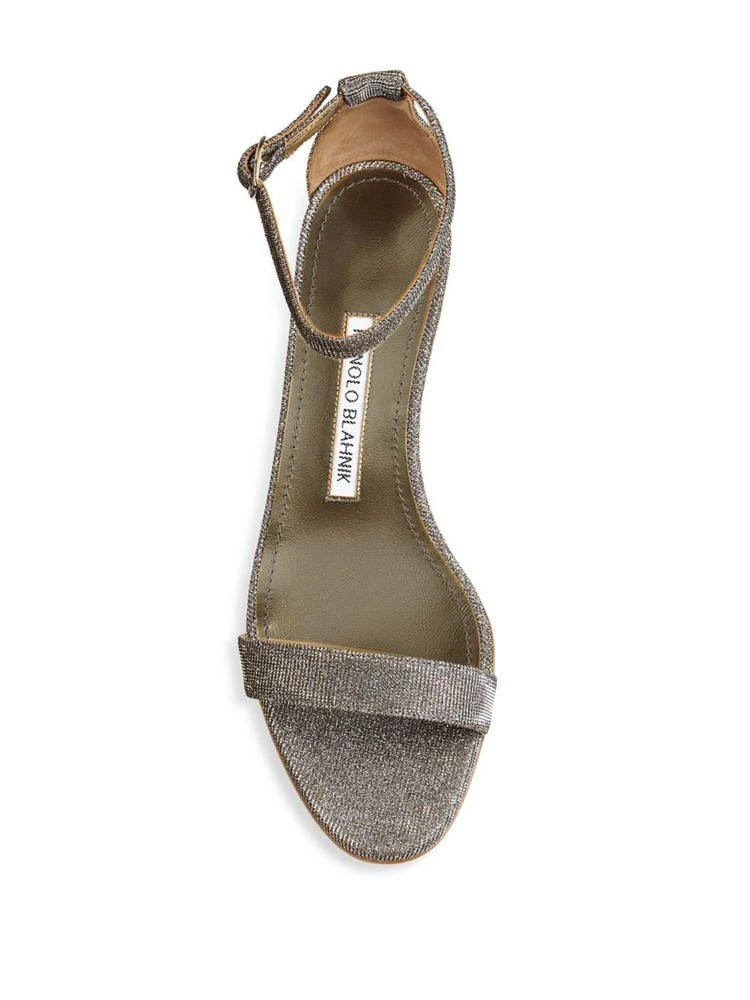 商品Manolo Blahnik|Chaflahi Ankle-Strap Sandals,价格¥2074,第4张图片详细描述