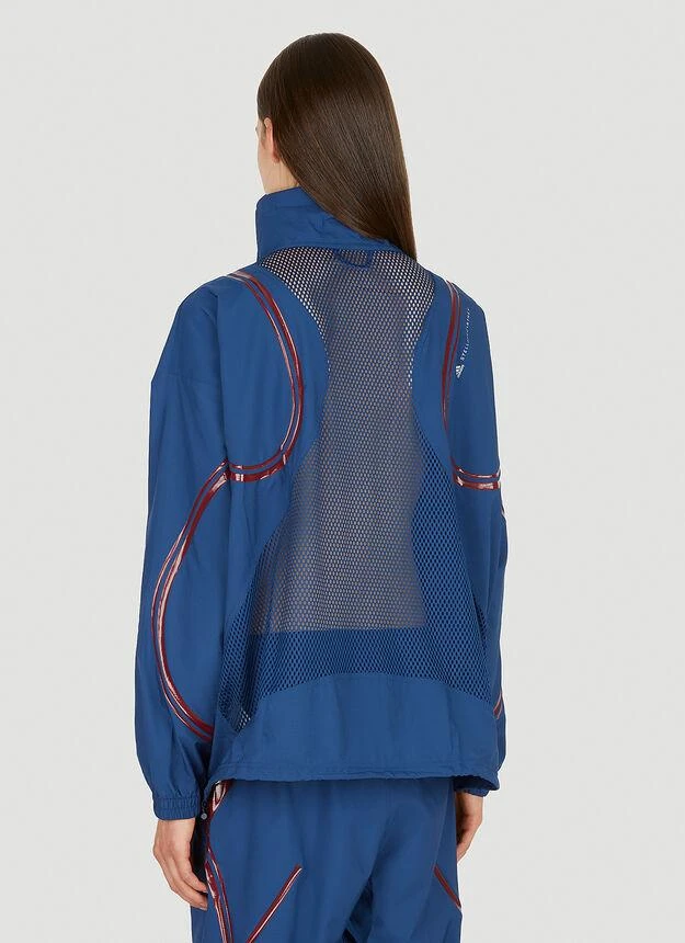 商品Adidas|Mesh Panel Track Jacket in Blue,价格¥862,第4张图片详细描述