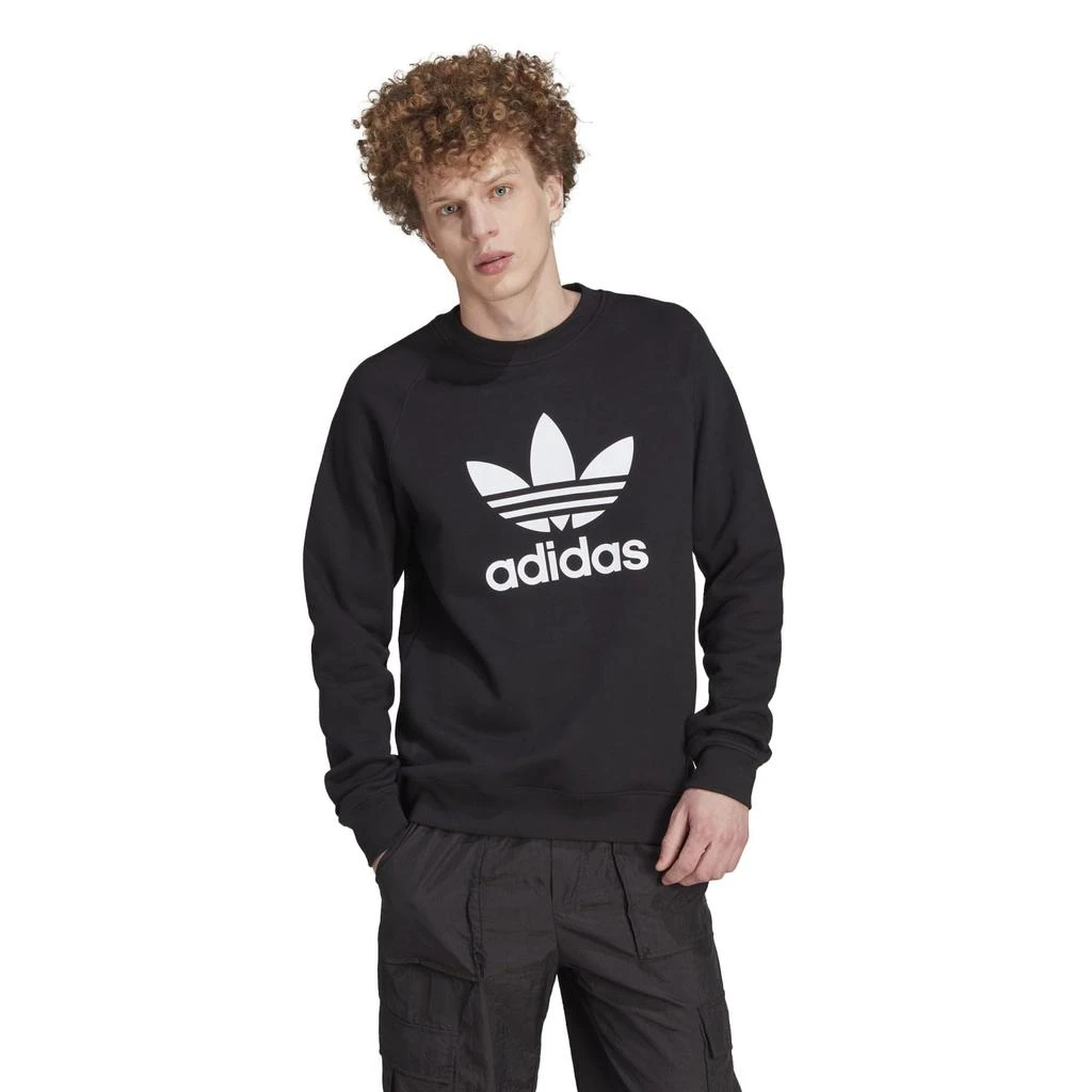 商品Adidas|Adicolor Classics Trefoil Crew Neck,价格¥316,第1张图片