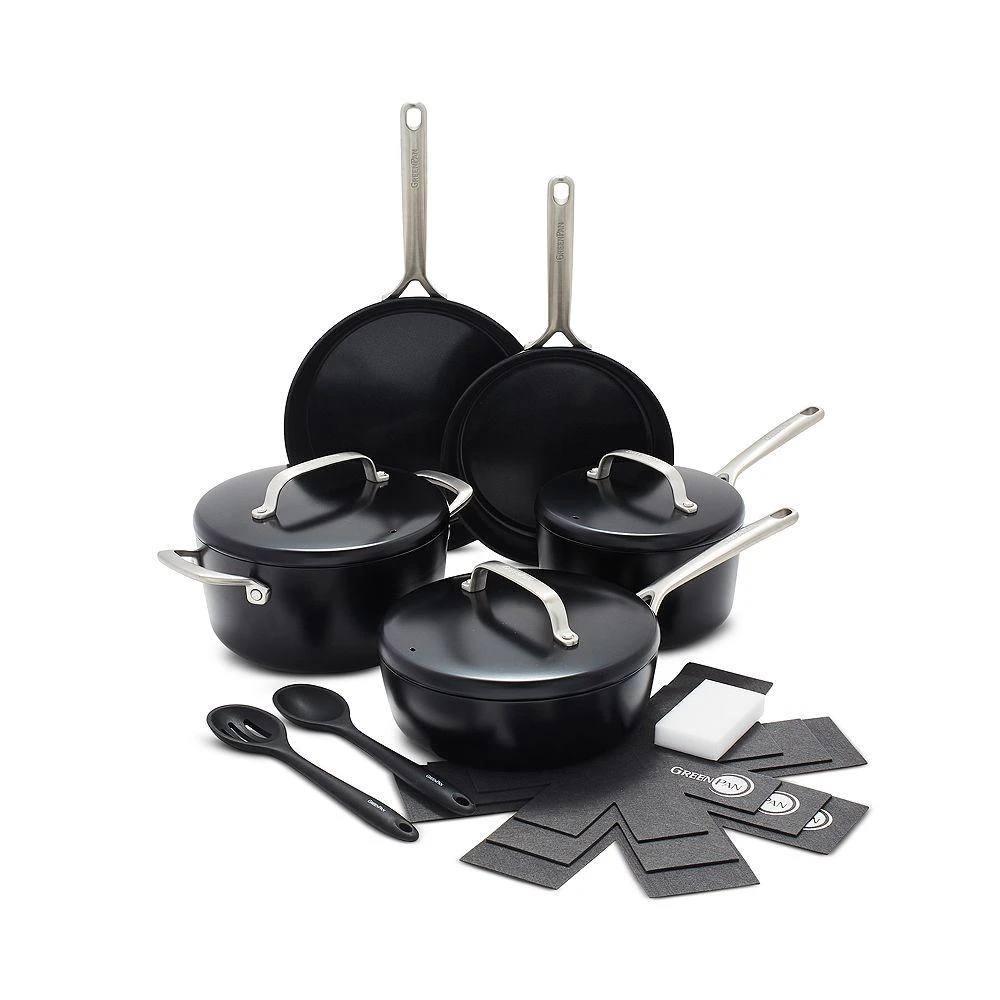 商品Greenpan|GP5 14 Piece Cookware Set,价格¥6510,第1张图片