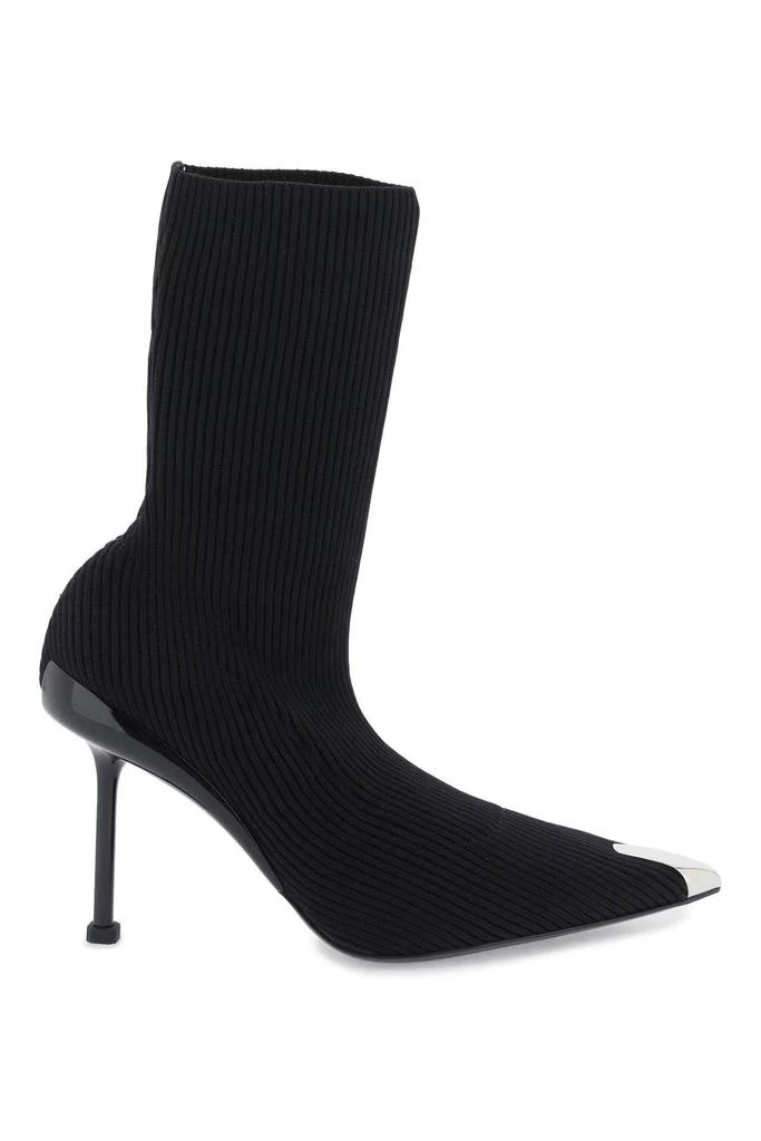 商品Alexander McQueen|Knit Slash ankle boots,价格¥5911,第1张图片