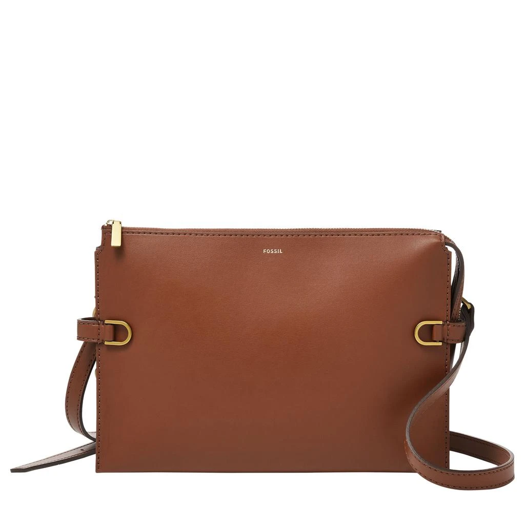 商品Fossil|Fossil Women's Kier Cactus Leather Crossbody,价格¥634,第1张图片