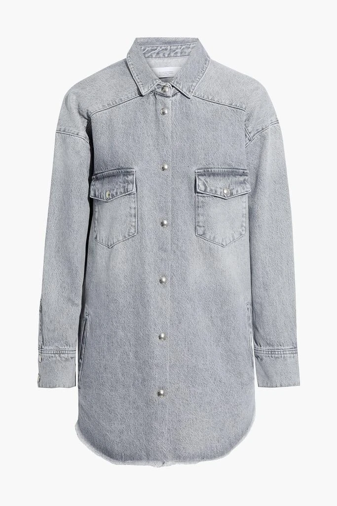商品IRO|Ygga oversized frayed denim shirt,价格¥619,第3张图片详细描述