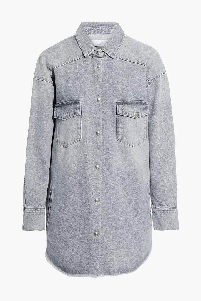 商品IRO|Ygga oversized frayed denim shirt,价格¥1075,第1张图片