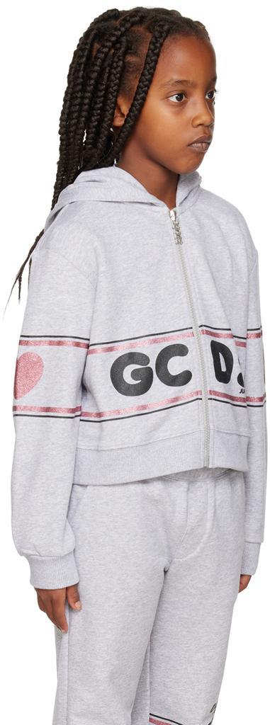 商品GCDS|Kids Gray Logo Hoodie,价格¥1158,第4张图片详细描述
