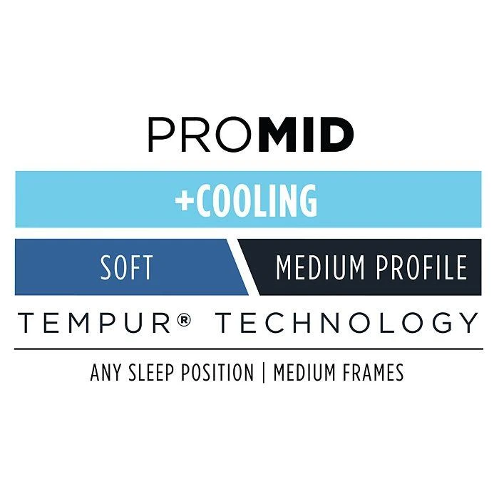 Adapt ProMid + Cooling Memory Foam Pillow, Queen 商品
