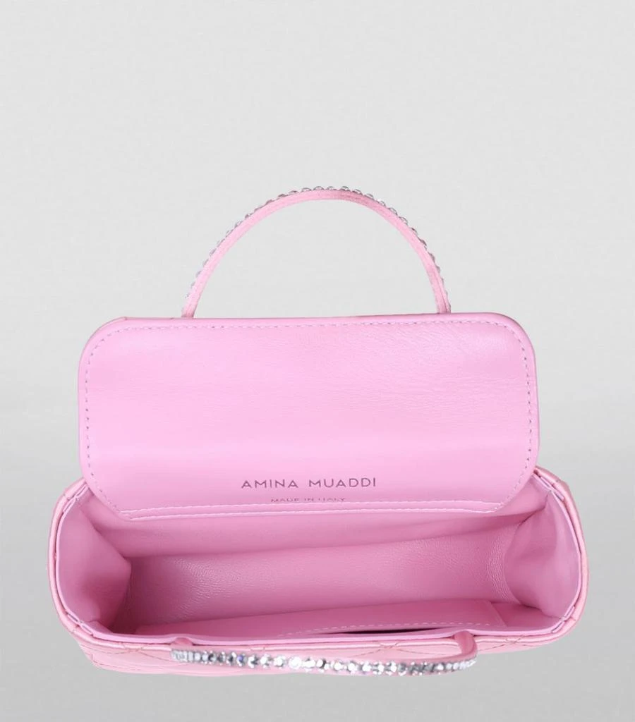 商品Amina Muaddi|Mini Satin Amini Betty Top-Handle Bag,价格¥8378,第2张图片详细描述