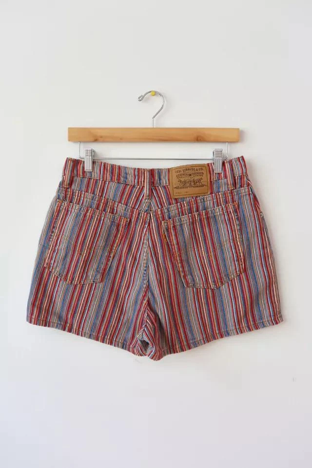 商品Levi's|Vintage Levi’s® Rare 912 Rainbow Striped High Waisted Shorts,价格¥1869,第1张图片