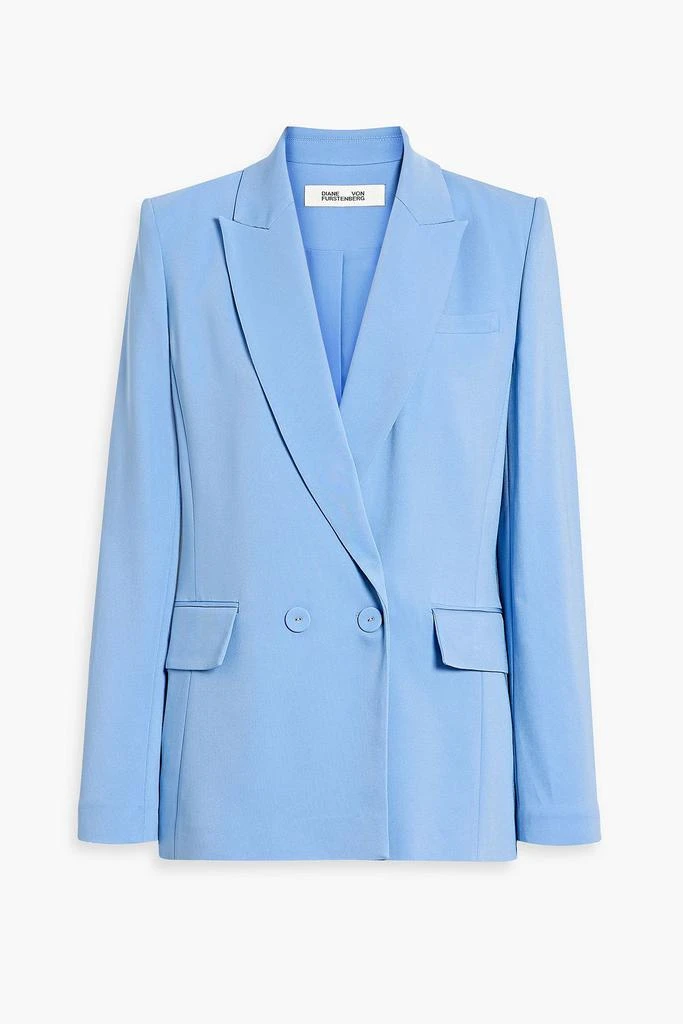 商品Diane von Furstenberg|Salzburg double-breasted crepe blazer,价格¥1365,第1张图片