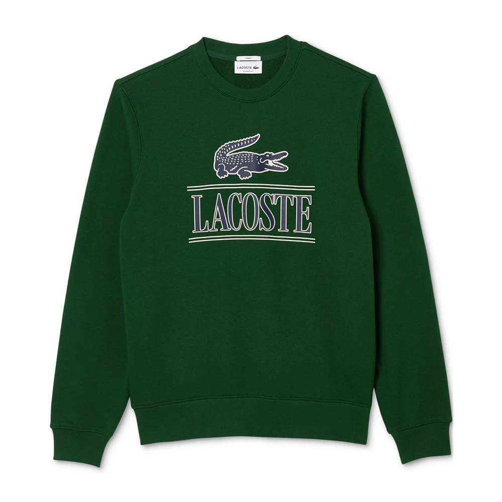 商品Lacoste|Men's Classic Fit Logo Graphic Crewneck Sweatshirt,价格¥1168,第1张图片