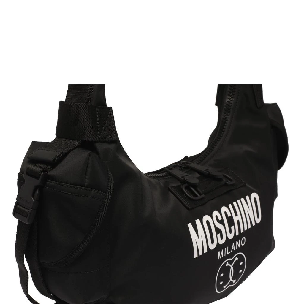 商品Moschino|Moschino Logo-Printed Hobo Crossbody Bag,价格¥3002,第4张图片详细描述