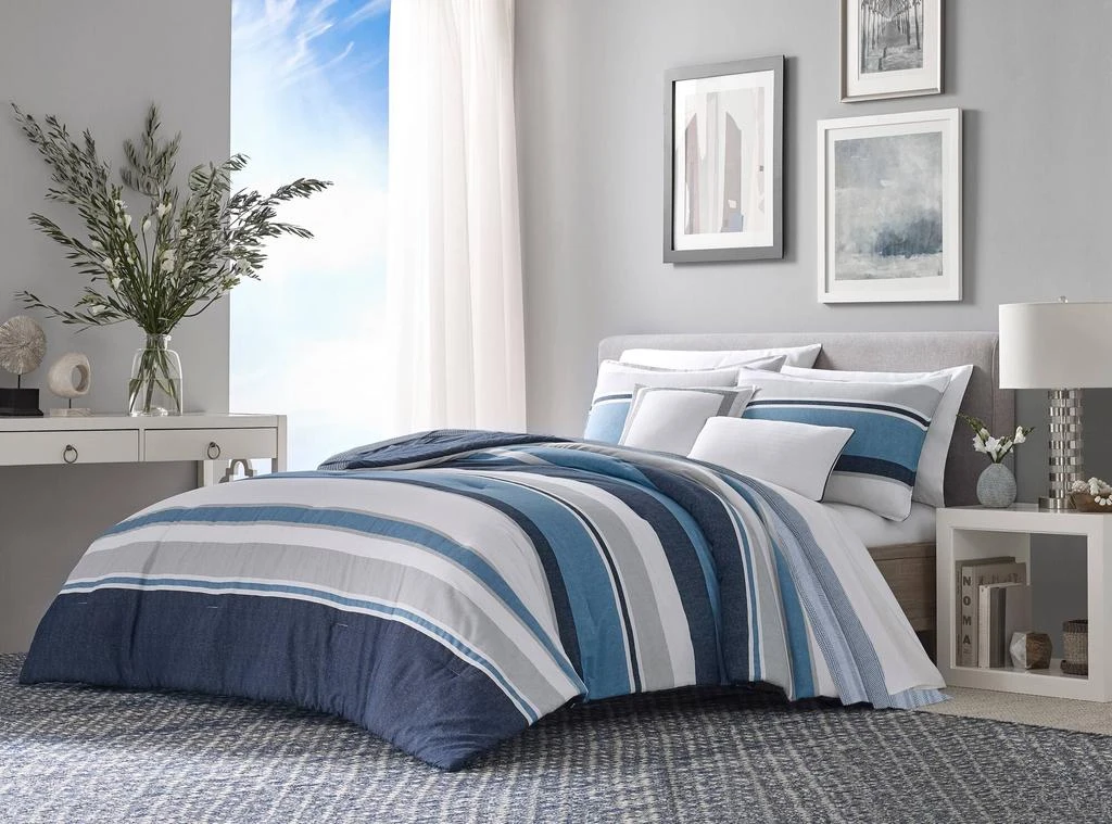 商品Nautica|Chevron Navy Twin Blanket,价格¥531,第3张图片详细描述