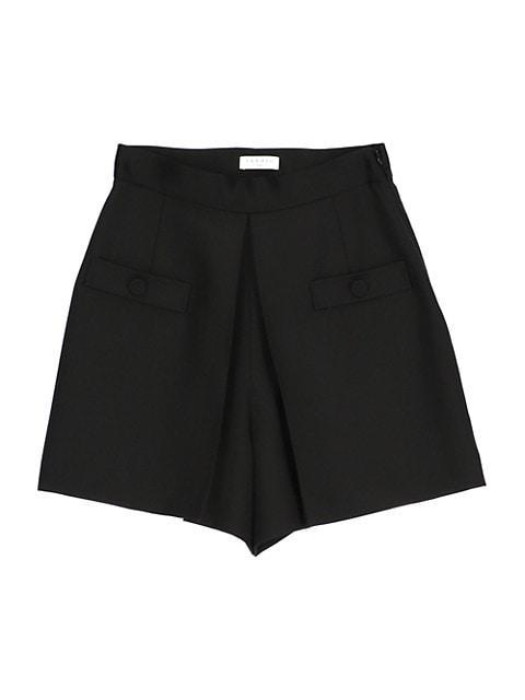 商品Sandro|Hugo Tailored High-Waist Shorts,价格¥1737,第1张图片