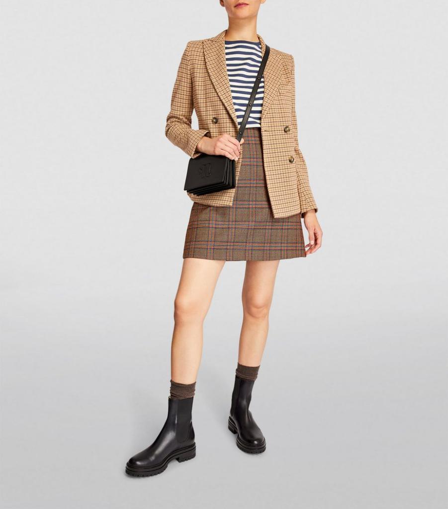 商品Weekend Max Mara|Check Mini Skirt,价格¥1377,第4张图片详细描述