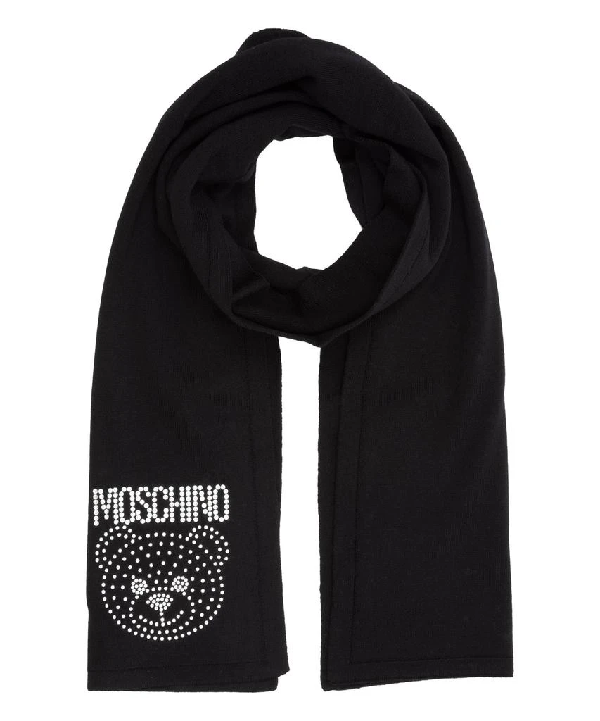 商品Moschino|Moschino Teddy Bear Wool Wool Scarf,价格¥1131,第1张图片