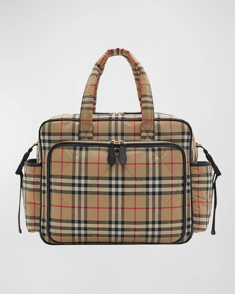 商品Burberry|Check-Print Diaper Bag W/ Changing Mat,价格¥10797,第1张图片