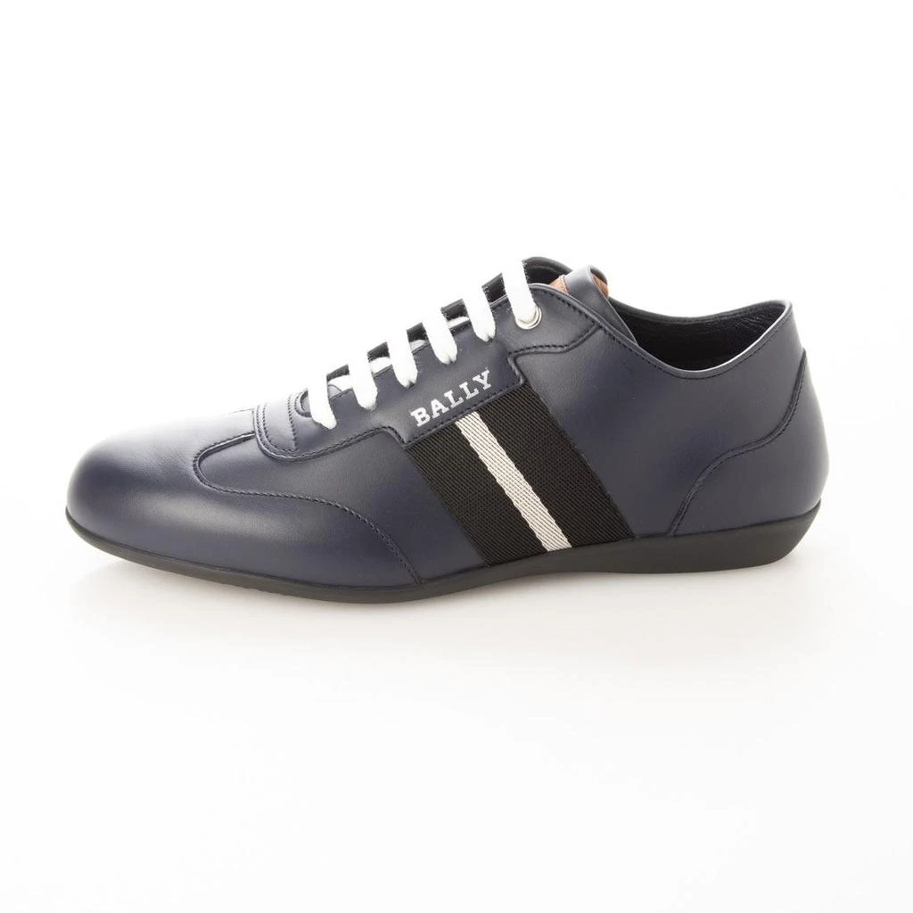 商品Bally|NEW Bally Harlam Men's 6223134 Ink Leather Sneakers,价格¥1942,第1张图片