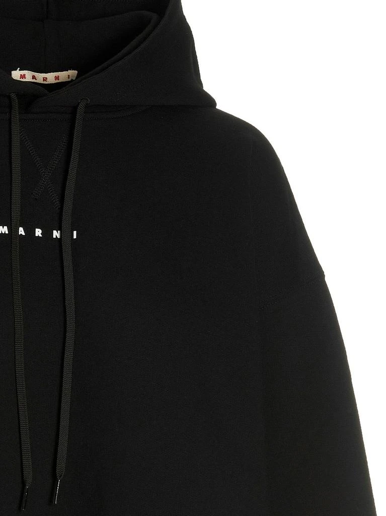 商品Marni|Marni Logo Printed Long-Sleeved Hoodie,价格¥3118,第3张图片详细描述