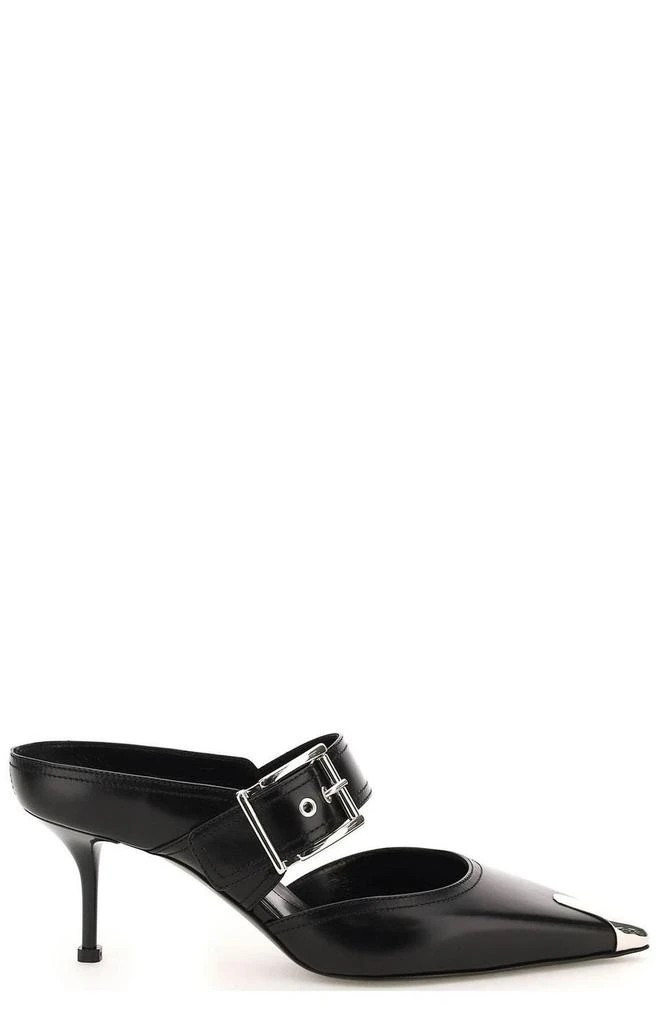 商品Alexander McQueen|Alexander McQueen Pointed-Toe Heeled Mules,价格¥4810,第1张图片