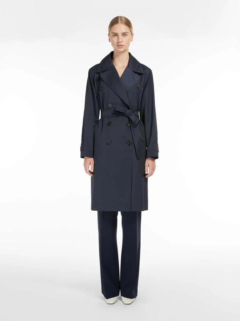商品Max Mara|Max mara studio - cotton trench coat,价格¥4023,第2张图片详细描述